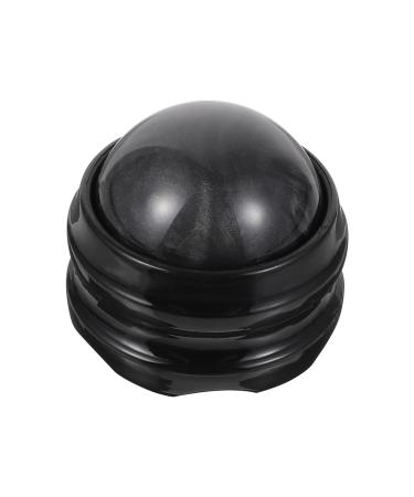 Lurrose 1 piece Massage ball Hand massage devices deep fabric muscle node massage agent Sports accessories Hand exercise balls massage rollerball yoga accessories multifunction massage ball yoga supply 6.5x6.1cm black