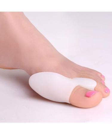 Toe Separator & Spreader | Careforyou - Pain Relief for Inflamed Feet | Align Toes & Protect Against Bale Infections - 1 Pair White - Buy Online on GoSupps.com