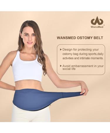 Stylish Ostomy Bag Covers for Men & Women | Blue Large - Compatible with All Colostomy Bags | Perfect for Sports & Daily Use - Buy Online on GoSupps.com