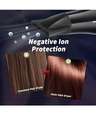Powerful 2200W Foldable Ionic Hair Dryer for Women Men - Travel Friendly - Buy Online on GoSupps.com