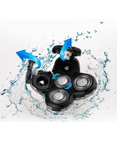 Top 5 in 1 Head Shaver for Bald Men - 5D Rechargeable Electric Razor with Floating Heads Hair Clipper Nose & Ear Trimmer | Best Facial Cleaning Brush - Buy Online on GoSupps.com