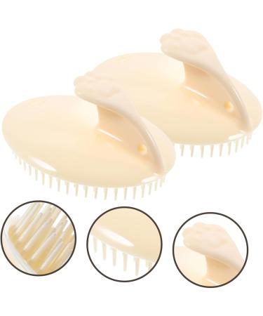 Foytoki Silicone Shampoo Comb & Scalp Massager - 2 Piece Hair Peeling & Washing Device for Ultimate Hair Care - Buy Online on GoSupps.com