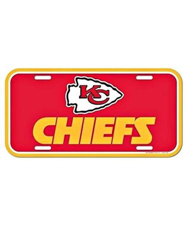 WinCraft NFL License Plate Kansas City Chiefs