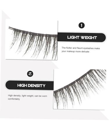 FRCOLOR 10 Pairs Fake eyelashes makeup eyelash False Eyelashes For Beginners natural dense eyelashes dense soft lash strip eyelashes false lashes chemical fiber 6d artificial extend - Buy Online on GoSupps.com