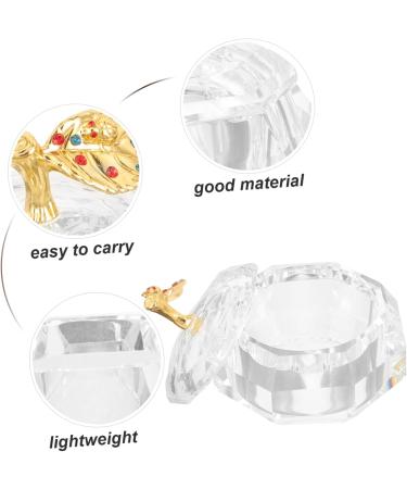 Healeved Glass Nail Cup Nail Dish Bowl Nail Cups Nail Art Tools Dappen Dish Glass Dish for Acrylic Nails Nail Dish Cup Nail Dish with Lids Acrylic Nail Supplies Thicken Metal Saucer Cup - Buy Online on GoSupps.com