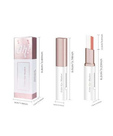 Ownest 12-Color Double-ended Eyeshadow Stick Set - Glitter, Shimmer, Waterproof Gradient Eye Makeup - 6 Pack - Buy Online on GoSupps.com
