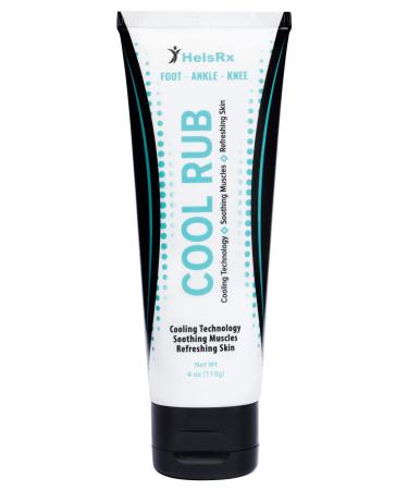 HelsRX Cool Rub for Muscle Relief & Soreness