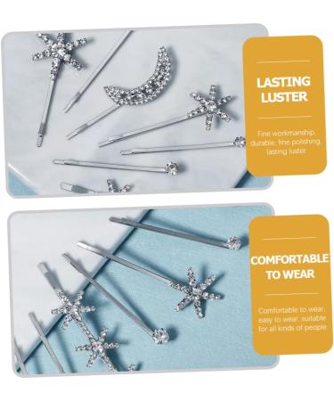 Didiseaon 1 Set Fringe Bobby Pin Girl Hair Clips Hair Jewels for Women Womens Hair Clips Star Hair Clips Barrettes for Women Wedding Hair Clip Rhinestone The Side Issue Card - Buy Online on GoSupps.com