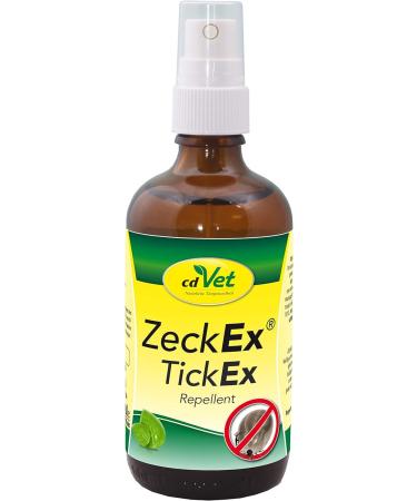 CDVET ZECKEX tick defense spray 100 ml - immediate protection with long -term effect for humans and animals natural tick remedies without synthetic additives dermatologically tested 100 ml (1 Pack) - Buy Online on GoSupps.com