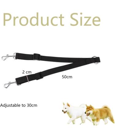 Double Dog Lead Double Dog Lead For Walking 2 Dogs No Tangle Adjustable Double Pet Trainer Lead No Tangle 360 Rotation Dog Leash Double Dog Lead Double Ended Lead For Dogs - Buy Online on GoSupps.com