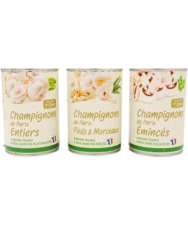  Agidra Agidra Lot of 12 Whole Paris Mushrooms - France - 390g Box - Buy Online on GoSupps.com