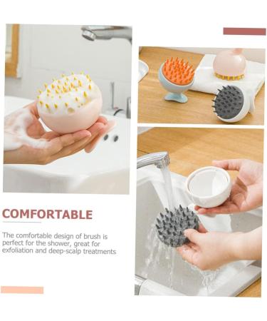 Magiclulu 3-Piece Silicone Shampoo Brush Set | Scalp Massager & Peeling Head Washer for Hair Care | International Shipping Available - Buy Online on GoSupps.com