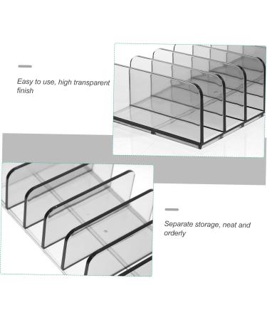 NOLITOY 4pcs Cosmetic Storage Box Blush for Cheeks Blush Makeup Compartment Cosmetic Display Rack Make up 17X8.5cmx4pcs Greyx4pcs - Buy Online on GoSupps.com