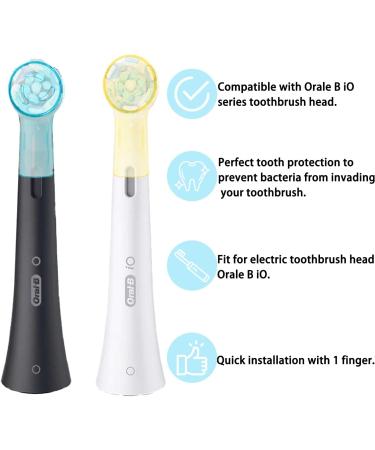 Vinuwu Toothbrush Covers for Oral-B iO Brush Heads | 8-Piece Travel Set in 5 Colors | Compatible with Oral-B PER 3/iO 9 - Buy Online on GoSupps.com
