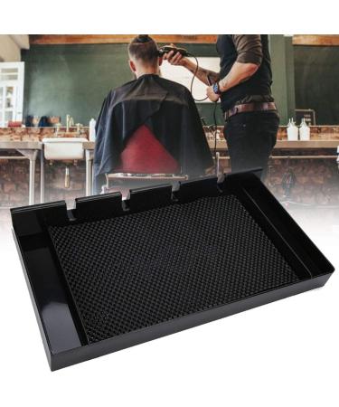 Electric Hair Clipper Storage Box Non Slip Pad Wire Grooves for Durable Wire Convenient Hairdressing Tool Organization