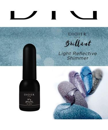 Didier Lab - Premium UV Gel Nail Polish - Brillant No. 04 - Gel Nail Varnish - Nail Art - Long-Lasting High Gloss Wear - Green Gel Nail Polish - Gel Nails - Glitter Gel Nail Polish - Rich Pigment - Buy Online on GoSupps.com