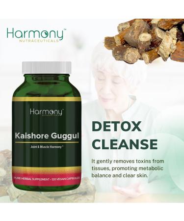 Kaishore Guggul Harmony Nutraceuticals Traditional Ayurveda 120 Vegetarian Capsules - Buy Online on GoSupps.com