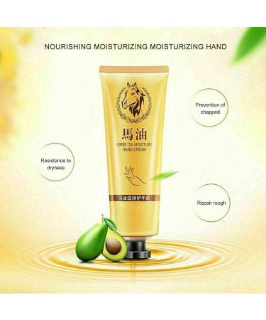 Anti-Aging Horse Oil Foot Hand Cream - Repair Dry Skin & Peeling - Buy Online on GoSupps.com