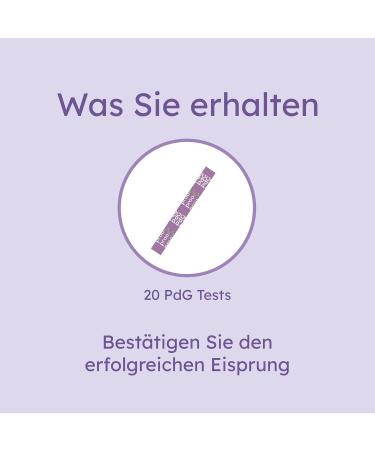 Proov PDG Preseron Metabolite Test - 4-Cycle Package | 20 PDG Test Strips for Optimal Ovulation Tracking | International Shipping Available - Buy Online on GoSupps.com