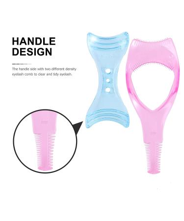 Minkissy 2Pcs Eyelash Makeup Tool Set - Eyeliner Guide Template and Mascara Shield Applicator for Women and Girls - Buy Online on GoSupps.com