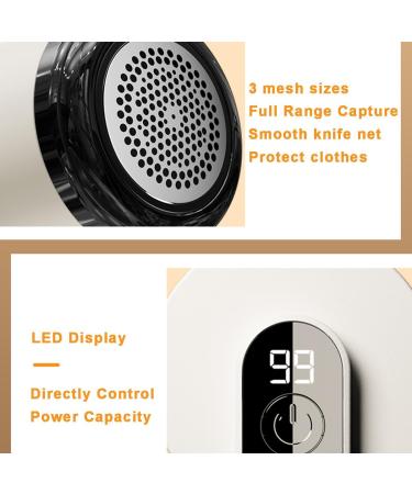 Rechargeable Fuzz Remover & Fabric Shaver - Electric Lint Remover with 6 Leaf Blades for Clothing Sweaters & Furniture - Purple Trimmer for Pilling - Buy Online on GoSupps.com
