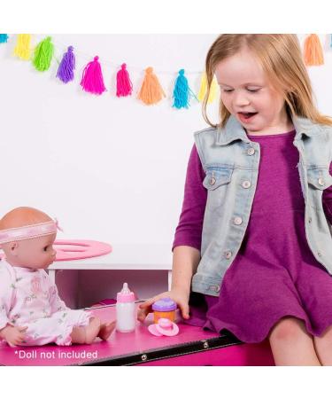 Adora Magic Sippy Set - Pacifier & Baby Doll Bottles with Disappearing Milk & Orange Juice - Buy Online on GoSupps.com