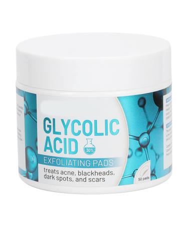 Zyyini Glycolic Acid Pads Salicylic Acid Pad 30% Acne Wipe Exfoliating And Resurfacing Pads for Removing Acne & Scar 50Pcs
