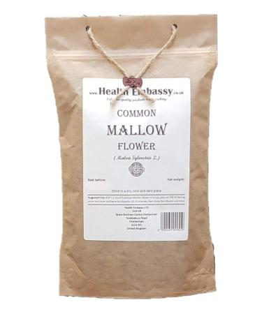 Health Embassy Common Mallow Flower Tea | Malva sylvestris L | Mauve Sylvestre Fleur Tisane (50g)