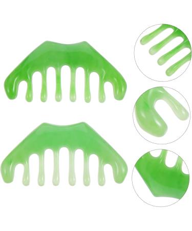 TOVINANNA 6-Pack Massage Combs Eight Teeth Pocket Hair Comb & Gua Sha Facial Tools for Relaxation & Skincare - Buy Online on GoSupps.com