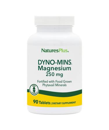 Nature's Plus Dyno-Mins Magnesium 250 mg 90 Acid-Resistant Tablets
