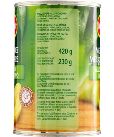  Italian Gourmet E.R. Del Monte Half Pears in Syrup Fruit in Syrup 420 g Box + Italian Gourmet Tomato Pulp Box 400 g - Buy Online on GoSupps.com