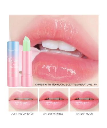 Color-Changing Moisturizing Lip Balm - Natural Peach Grape Aloe Vera & Carrot Extract | Lip Care for Women - Buy Online on GoSupps.com