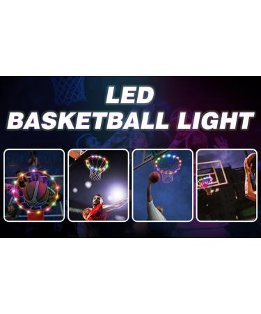 Yomais LED Basketball Hoop Lights | Remote Control | 17 Colors | Waterproof | Super Bright | Outdoor Night Competition | Perfect Gift for Kids - Buy Online on GoSupps.com