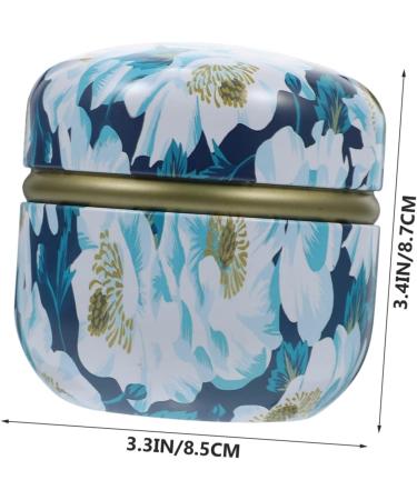 OKUMEYR 2pcs Loose Powder Can Round Container with Lid Candle Cans Tea Loose Powder Pot Biscuit Box Baby Tin 1 - Buy Online on GoSupps.com