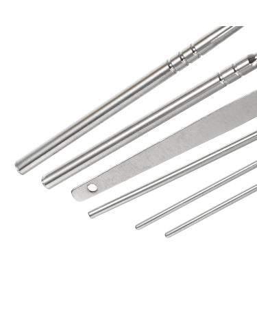 VOCOSTE 6Pcs Stainless Steel Ear Cleansing Tool Set with Plastic Storage Box - Ear Care Kit - Buy Online on GoSupps.com