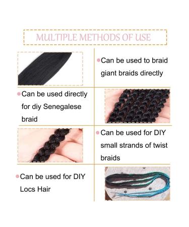 Dark Ginger Pre-Stretched Copper Braiding Hair 26 Yaki Texture 6 Packs/Lot - Hot Water Setting Professional Synthetic Hair for Box Crochet Extensions (350) - 26 Inch (Pack of 6) - Buy Online on GoSupps.com
