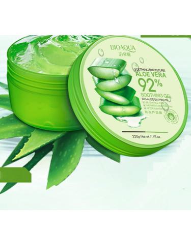 BIOAQUA 92% Aloe Vera Night Cream - Hydrating & Acne Spot Removing Gel | 220g | Soothing Moisturizer for All Skin Types - Buy Online on GoSupps.com