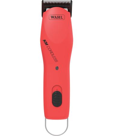 Wahl Professional Animal KM Cordless 2-Speed Detachable Blade Pet, Dog, and Horse Clipper Kit Poppy