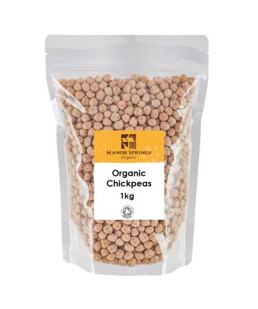 Organic Chickpeas 1kg by Manor Springs Organic - Buy Online on GoSupps.com