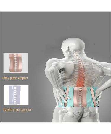 Self-Warming Tourmaline Magnetic Steel Lumbar Support Belt - Orthopedic Corset for Back Pain Relief - Gray XL with 3 Upholstery Pieces - Buy Online on GoSupps.com