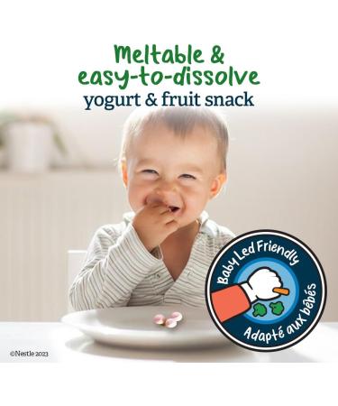 GERBER Organic Yogurt Melts Red Berry Toddler Snack 28 g - Buy Online on GoSupps.com