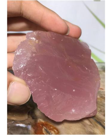 Natural Crystal Rough Natural Raw Rose Quartz Crystal Mineral Freeform Specimen Pink Gemstone Rough Sample Chakra Energy Ornament for Home Decoration - Buy Online on GoSupps.com