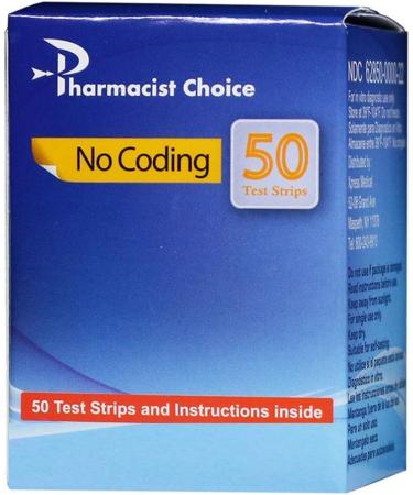 Clever Choice HD Blood Glucose Meter with 100 Test Strips - Pharmacist's Choice | Glucose Monitor Kit - Buy Online on GoSupps.com