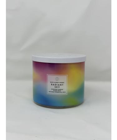 Radiant Sky 3 Wick Candle 14.5 oz / 411 g Made with Natural Essential Oil