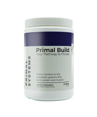 Primal Build - Pre Workout Powder for Men and Women - Amino Energy Powder - Unique Blend of EAA - Maximizes Gains and Obliterates Muscle Soreness - Citrus (30 Servings)