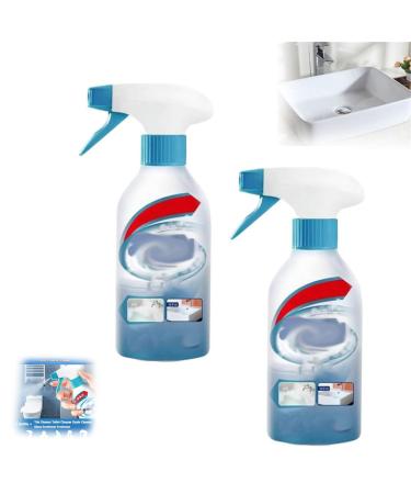 Skfe Bath Cleaner Spray Skfe Bathroom Cleaning Spray Skfe Stubborn Stains Cleaner Skfe Bathroom Descaler Stubborn Stains Cleaner Multipurpose Cleaning Spray for Bathroom Toilet Shower 2*pcs