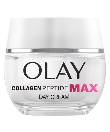 Olay Collagen Peptide MAX Face Moisturiser Day Cream Skincare Niacinamide 99% Purity & +50% Glycerin Anti Aging Menopausal Skin Care: Strengthens Restores Hydrates 50ml vs Collagen Day Cream NEW & Upgraded