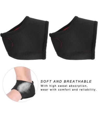 2 Pairs Moisturizing Heel Socks - Neoprene Compression Support for Dry Cracked Heels Pain Relief & Swelling Ease - Washable Ankle Brace - Buy Online on GoSupps.com
