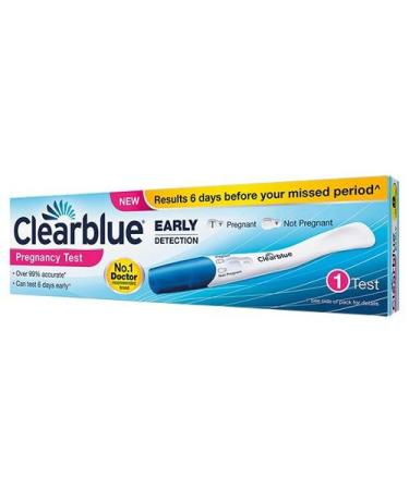 Early Clearblue pregnancy test