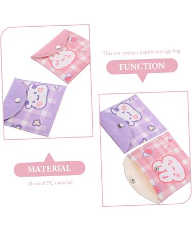 Goohochy Ladies Tie 2-Piece Cushion Bag - Large Capacity Menstrual Pillow Container & Decorative Period Bag for Girls - Buy Online on GoSupps.com
